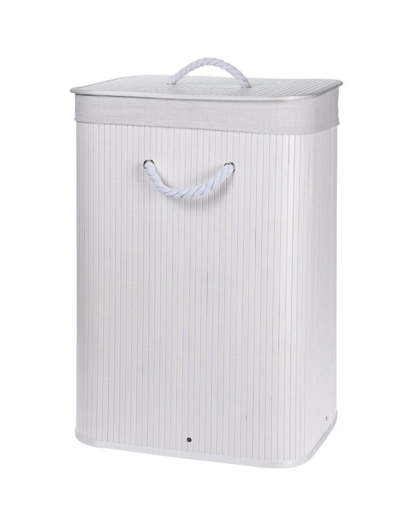 Opvouwbare Wasmand - Bamboe - Wit