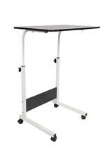 Ceruzo Laptoptafel - Zwart - Verrijdbare Bedtafel - Verstelbaar in Hoogte
