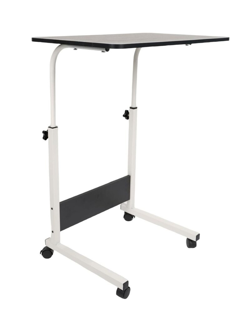 Ceruzo Laptoptafel - Zwart - Verrijdbare Bedtafel - Verstelbaar in Hoogte