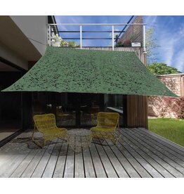 Schaduwdoek Camouflagedoek - Groen - 2x3 m