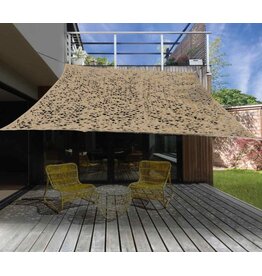 Schaduwdoek Camouflagedoek - Beige - 2x3 m