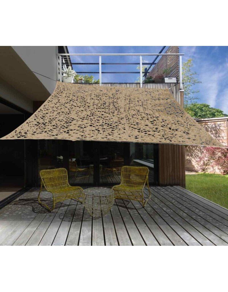 Schaduwdoek Camouflagedoek - Beige - 2x3 m