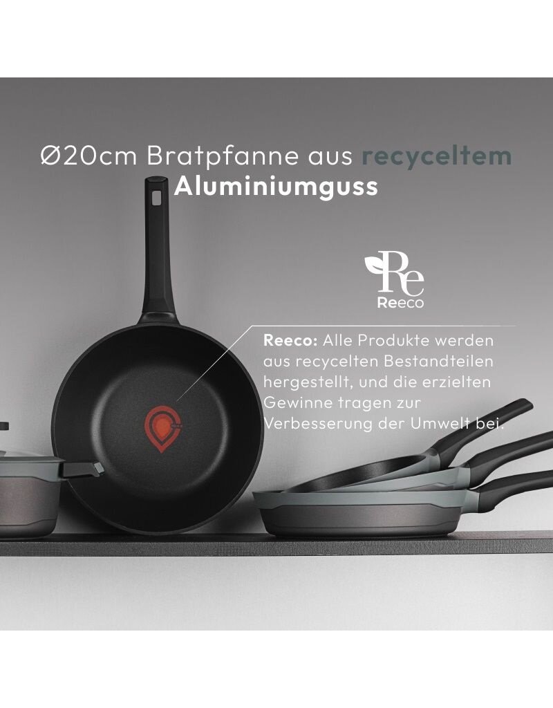 Bergner Masterpro Gastro Koekenpan - Ø 28 cm - Inductie - Heatdot Technology Indicator - duurzaam