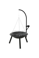 Barbecue Vuurschaal met Grillrooster - Ø55cm - hoogte 100cm
