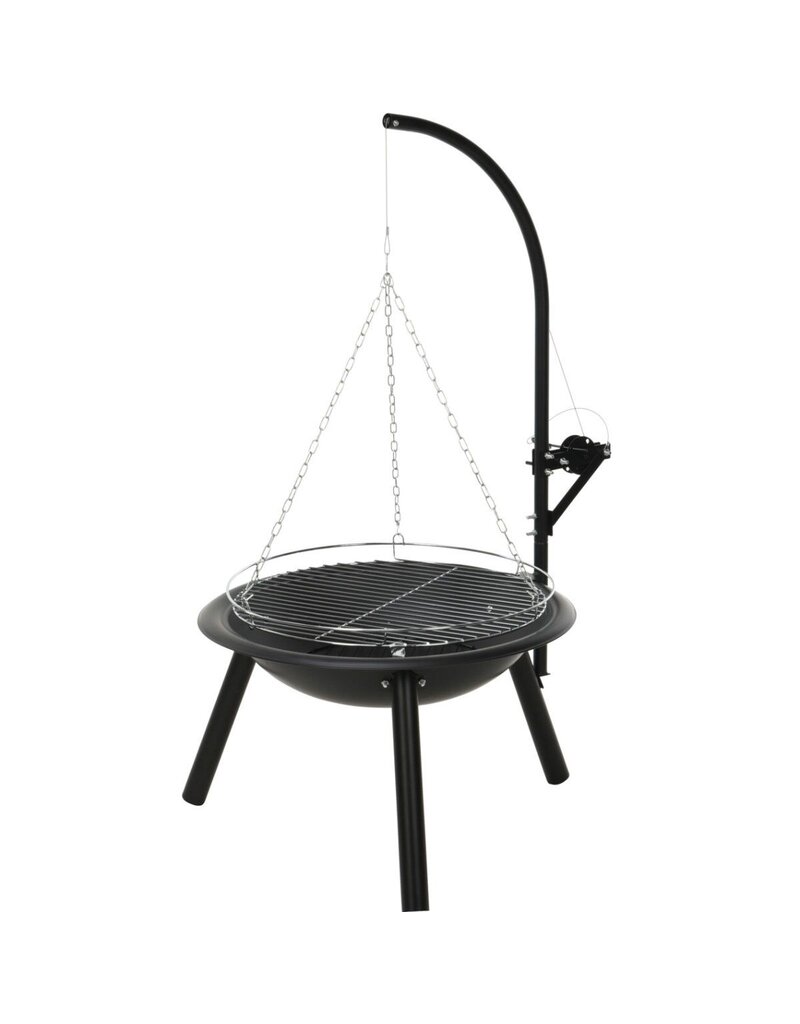 Barbecue Vuurschaal met Grillrooster - Ø55cm - hoogte 100cm