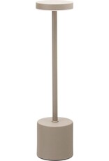Tafellamp Taupe - 34cm - Touchlamp - Dimbaar - USB
