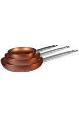 Bergner Koekenpanset Copper Plus 20, 24 en 28 cm