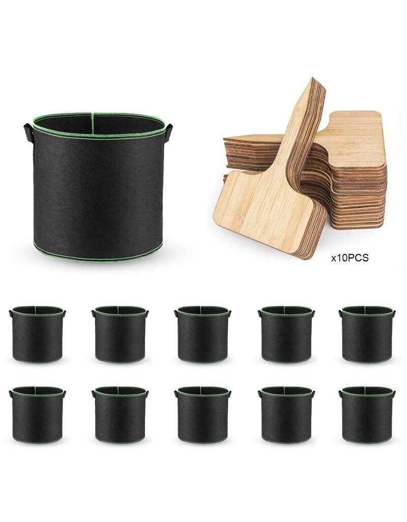 Ceruzo Plantenzakken 10 stuks - 30 Liter