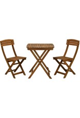 Ambiance Bistroset - Tuintafel - Tuinstoelen - Inklapbaar