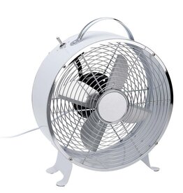 Excellent Electrics Tafelventilator metaal 26cm wit