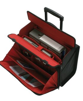 Davidts Davidts Pilotenkoffer trolley met laptopcompartiment (17")