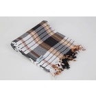 MyHamam Hamamdoek "Classic" zwart geruit