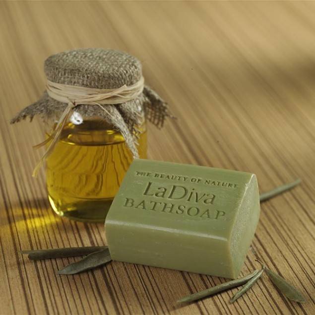 LaDiva Olijf badzeep 155gr. luxe verpakking