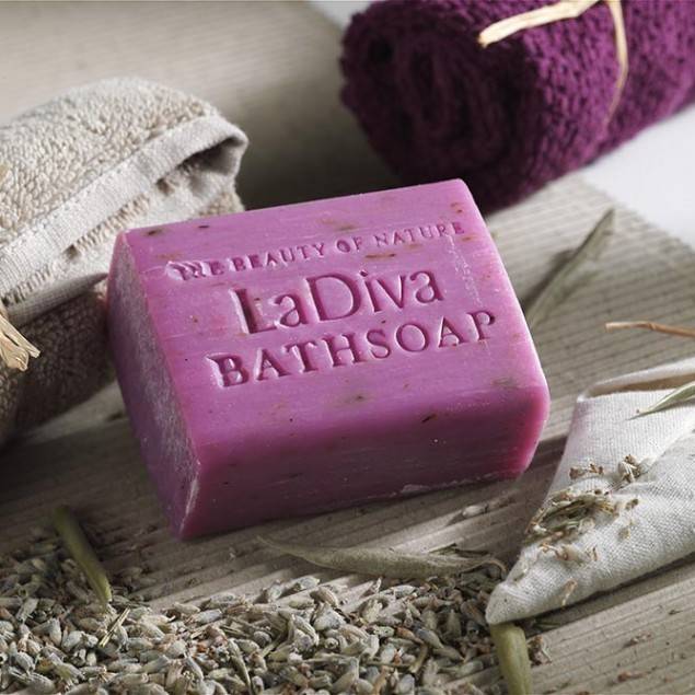 LaDiva Lavendel badzeep 155gr. luxe verpakking