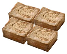 Aleppo olijfzeep 3x blok 200gr = 600gr. >25% laurierolie. allepo