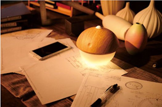 LED tafel / nacht lamp Acorn klein. accu, dimbaar