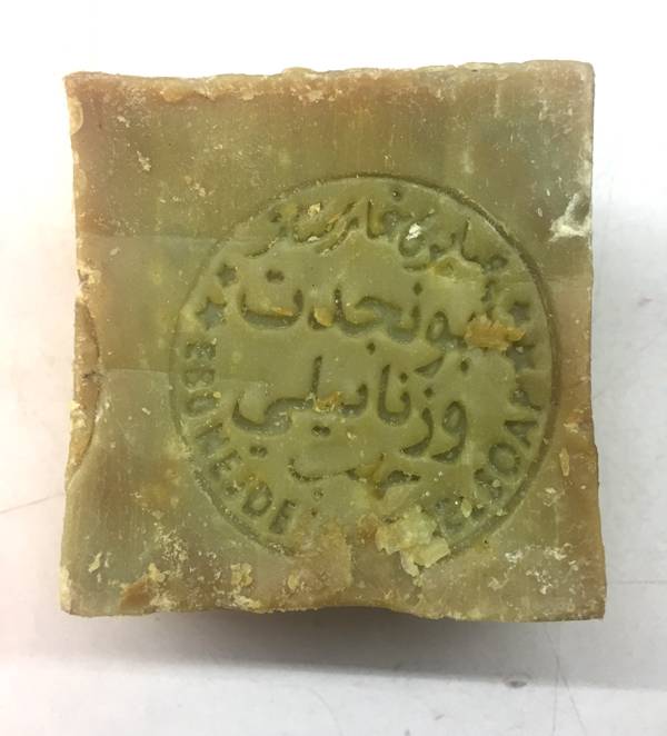 Cadeaupakket Aleppo olijfzeep superieur 4x blok 200gr >40% laurierolie. in origineel tasje. allepo giftset +Kese