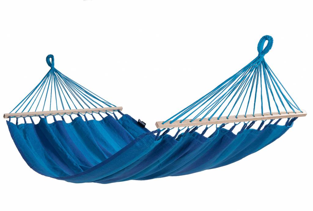 Hangmat Hammock 'Relax' Blue / blauw 1persoons.