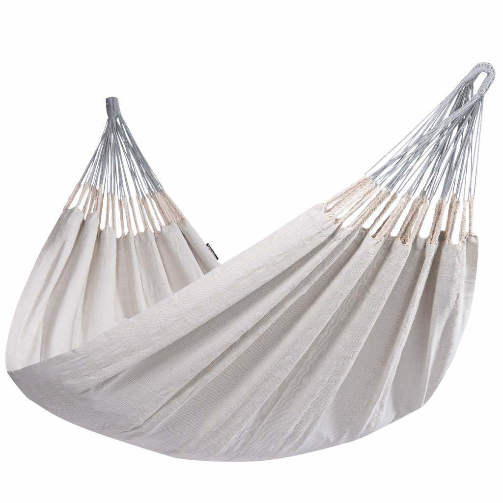 Hangmat Hammock 'Comfort' Pearl / wit-ecru. 2 persoons