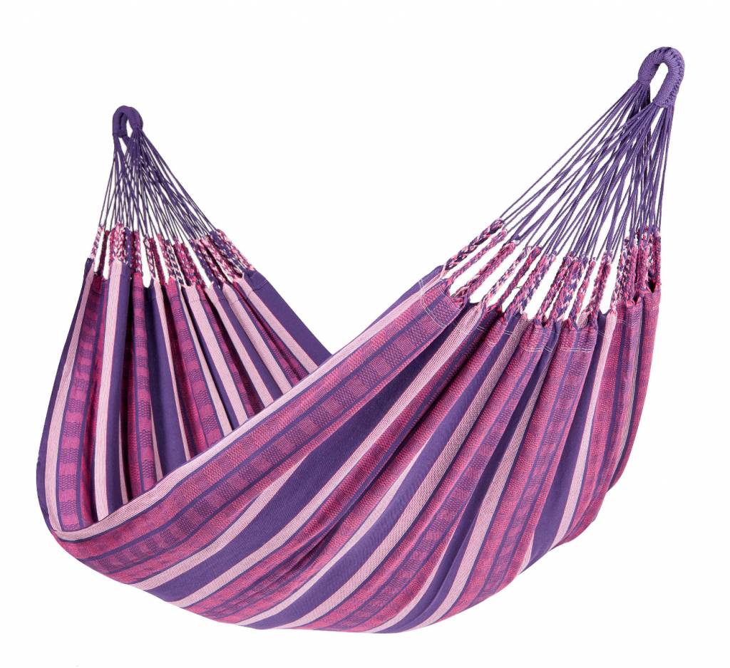 Hangmat Hammock 'Chill' Love Lila/paars. Twee-persoons