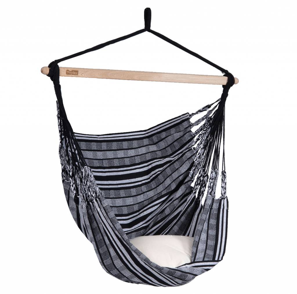 Hangstoel 'Comfort' Black White