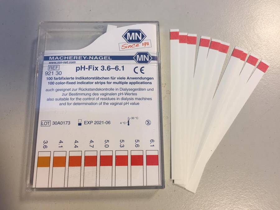 PH indicator strips pH-Fix 3,6-6,1