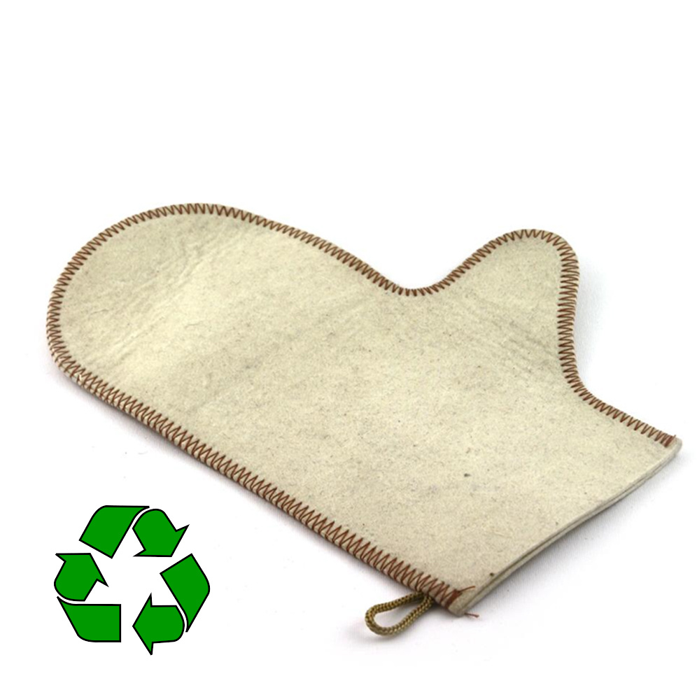 Sauna handschoen "Blanco" Wit