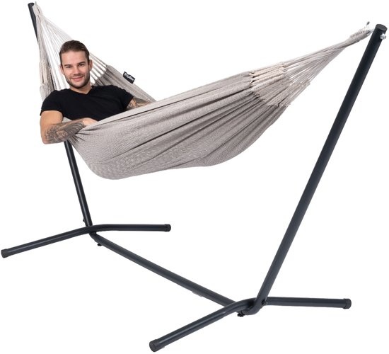 Hangmat Hammock 'Natural' Brown / bruin 1 persoons