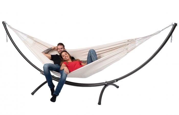 Hangmat Hammock 'Comfort' White / wit. 2 persoons