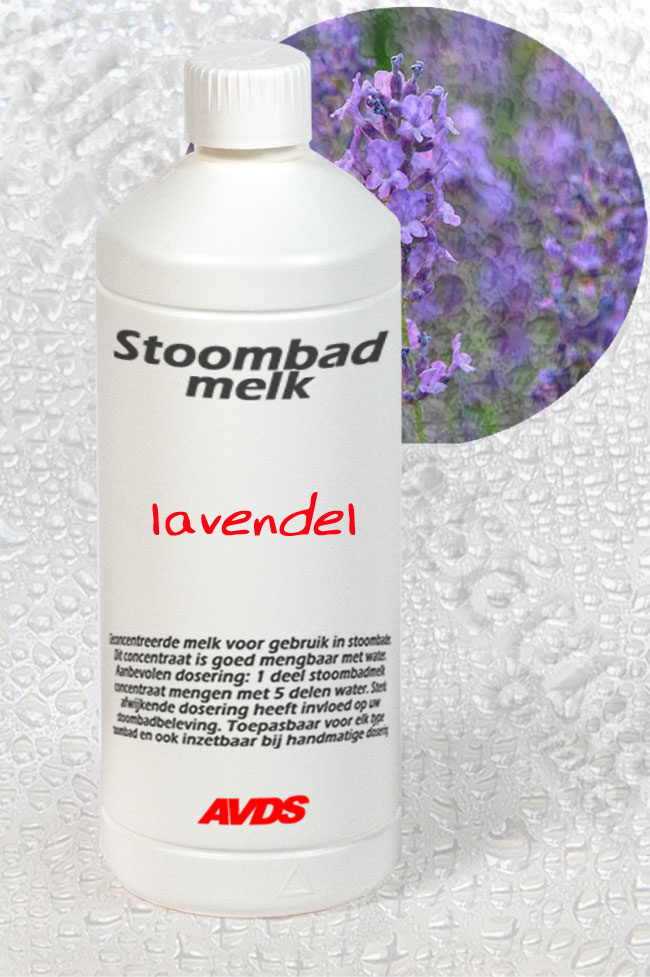 Lavendel stoombadmelk