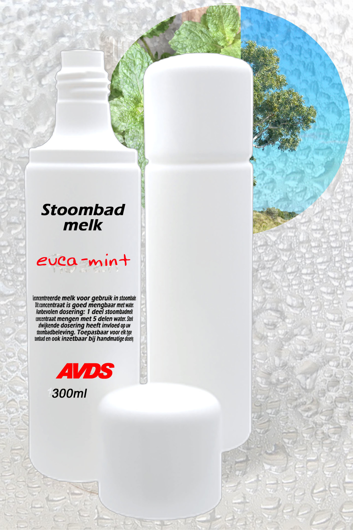 Eucalyptus-Mint stoombadmelk