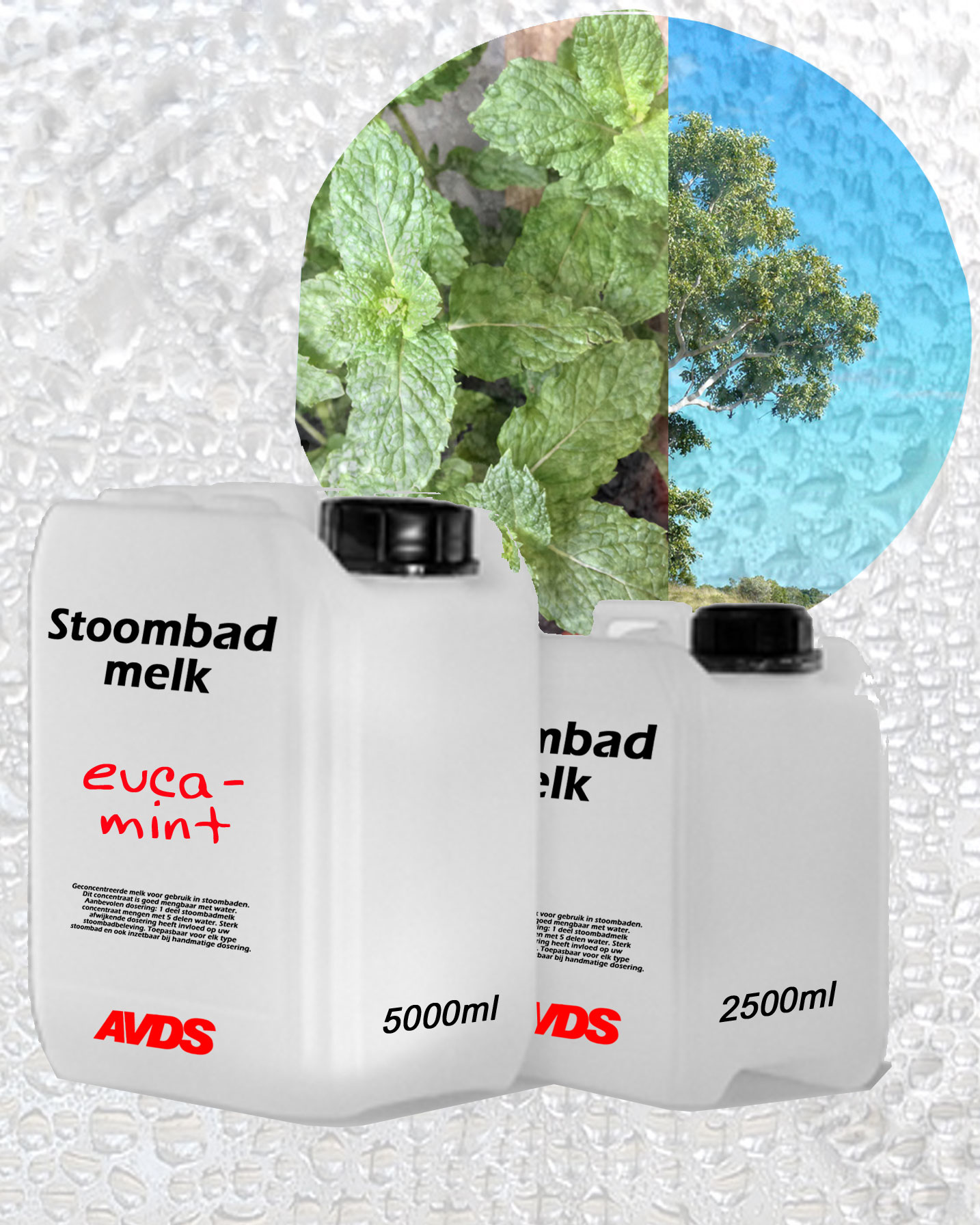 Eucalyptus-Mint stoombadmelk