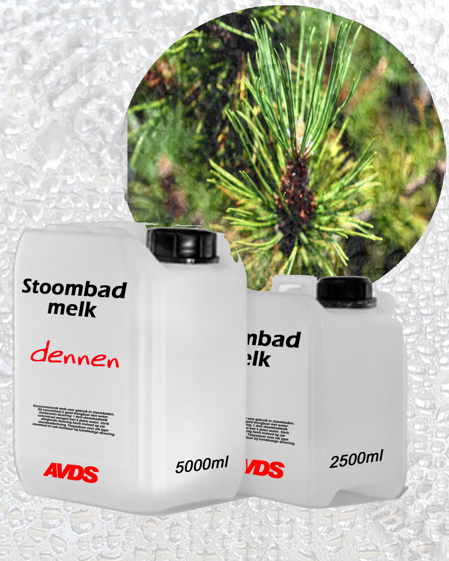 Dennen stoombadmelk