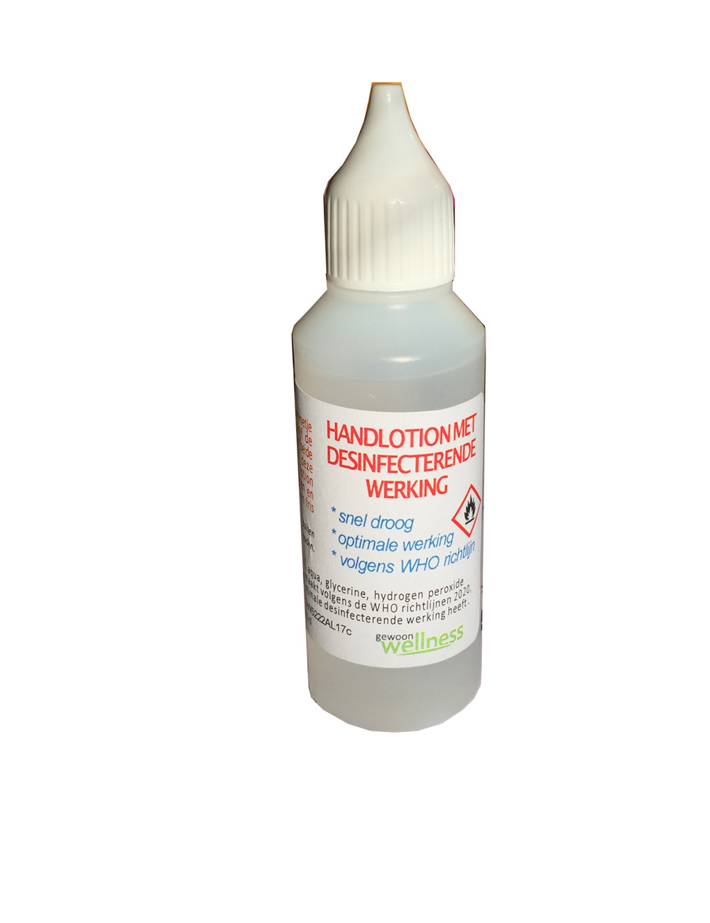 Handen desinfectie set voor thuis, op het werk en onderweg. 4x50ml