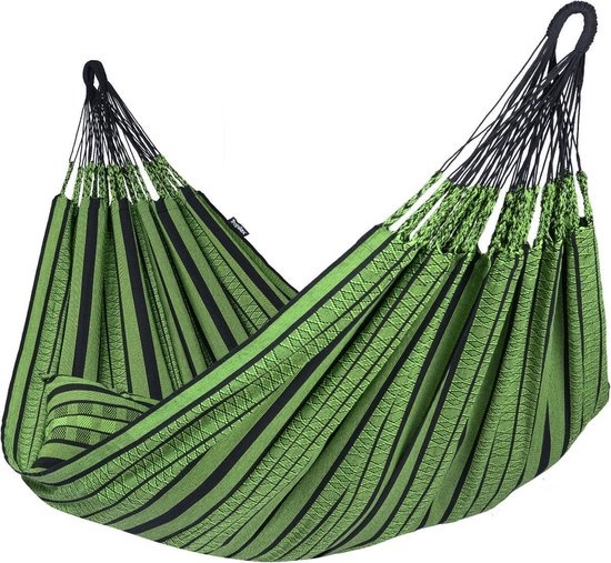 Hangmat Familie 'Black Edition' Mint/paars/goud
