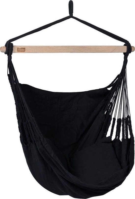 Hangstoel Eénpersoons 'Comfort' Black - Zwart