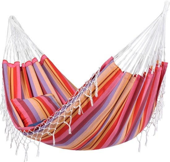 Hangmat Tweepersoons - Tropilex ® Hangmat 'Tobago' tunja - Rood/Oranje