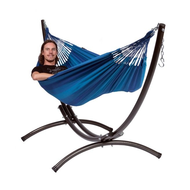 Hangmat Hammock 'Dream' Blue / blauw 1 persoons.