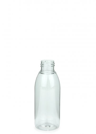 Fles 0,1L PET Glashelder 24-410