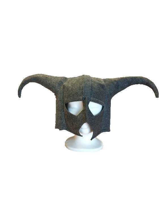 Saunamuts "Iron helmet" Grijs