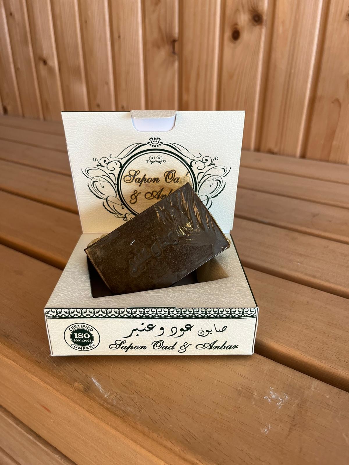 OUTLET!!! Luxe natuurlijke olijfzeep met Aoud en Ambergris - 150gram