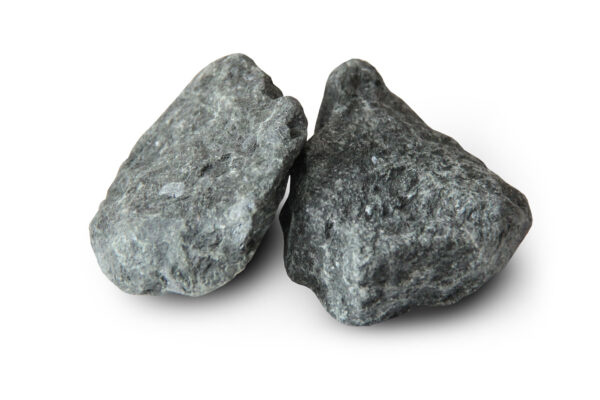 Sauna kachel stenen Gabbro-diabase 20kg 70-150mm afgerond