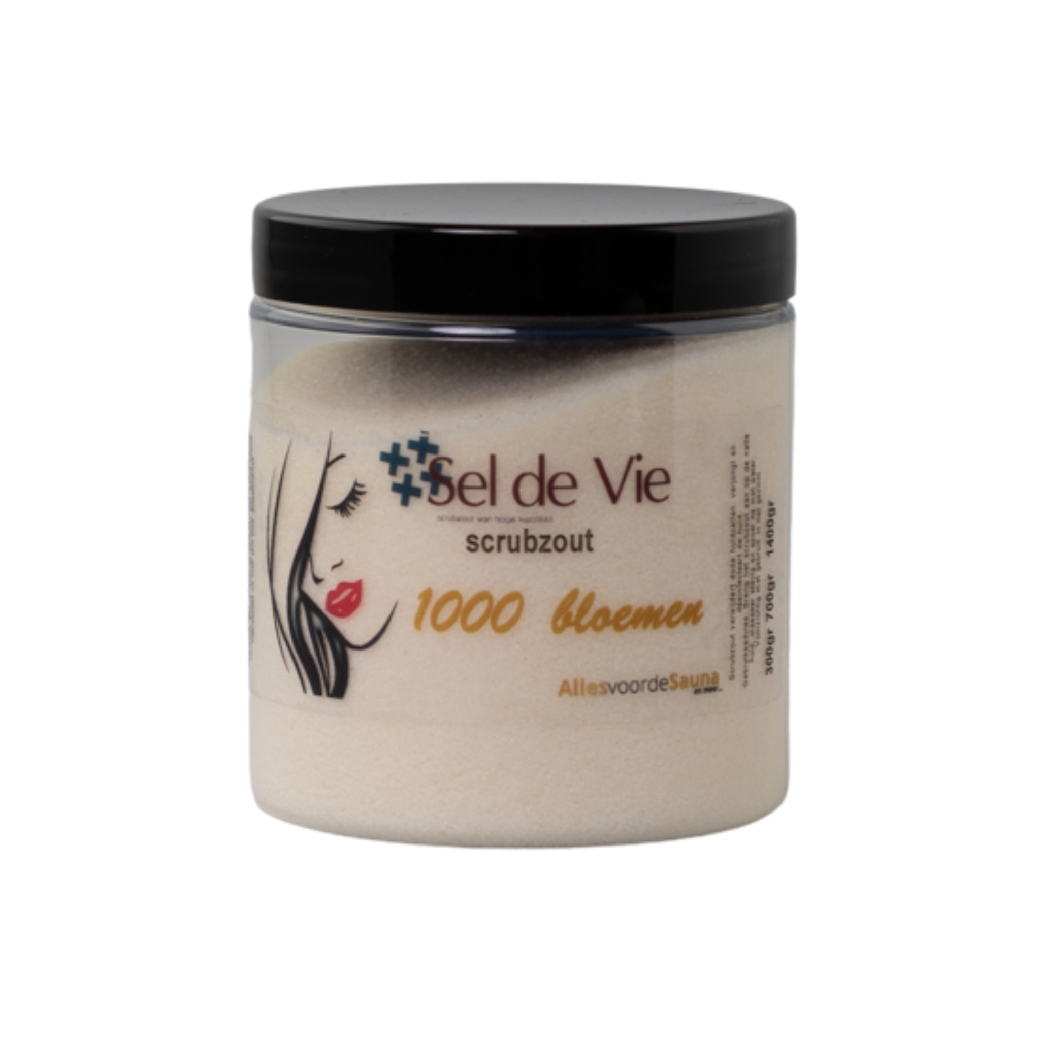 Scrubzout 1000 bloemen (geel) vanaf 300gram