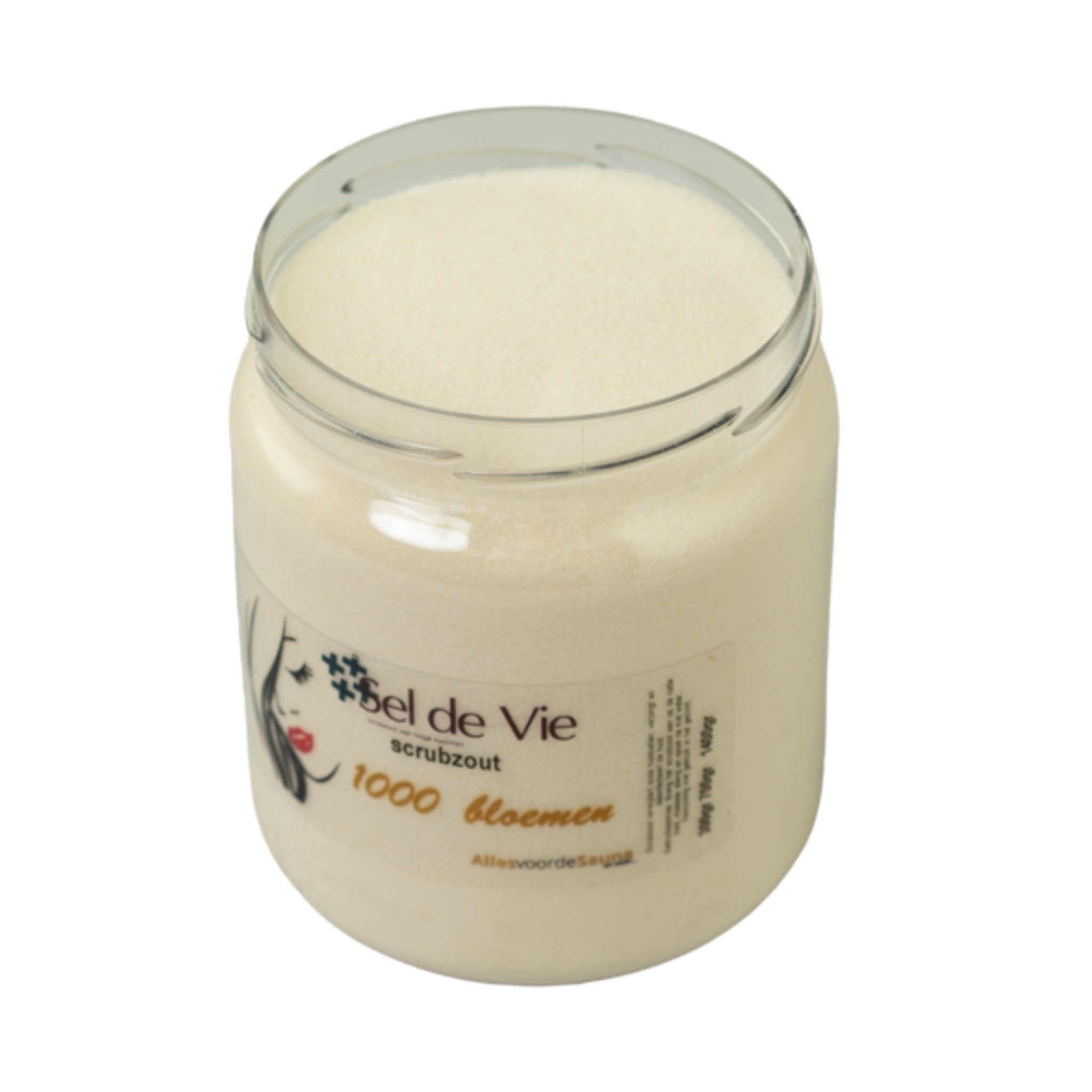 Scrubzout 1000 bloemen (geel) vanaf 300gram