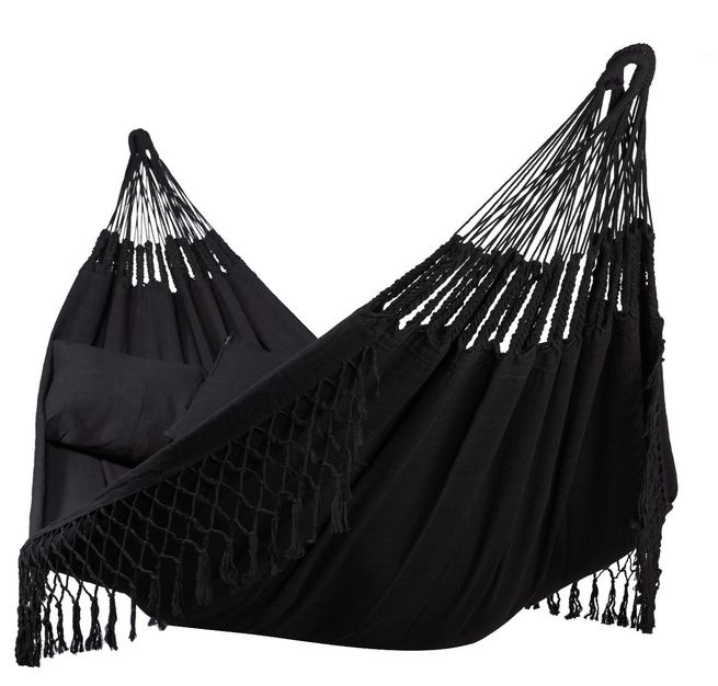 Hammock 'DeLuxe' Black of white