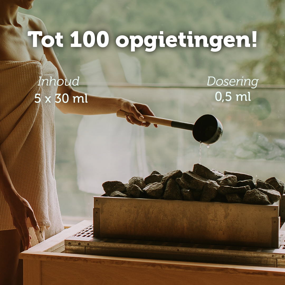 Cadeaupakket Sauna opgiet geur: 5x Exotisch