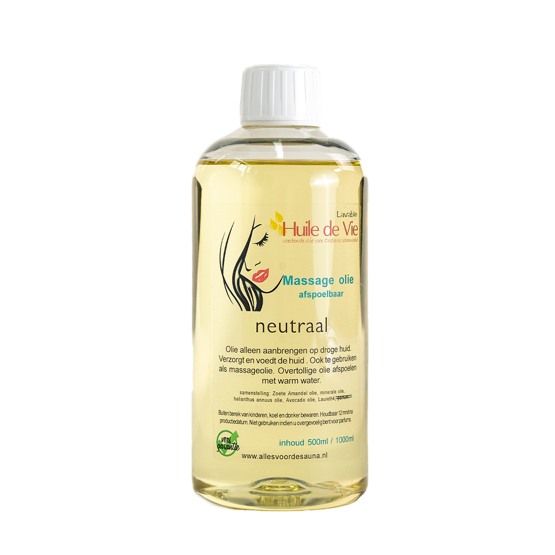 Massage olie afspoelbaar Geurloos