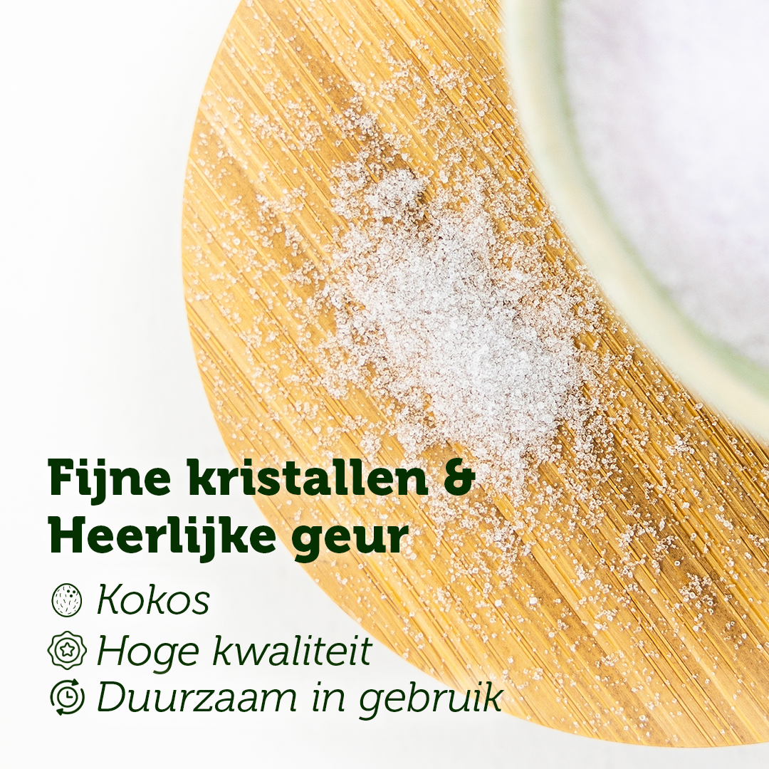 Scrubzout Kokos (wit) vanaf 300 gram