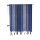 MyHamam Hamamdoek "Classic" Blauw gestreept
