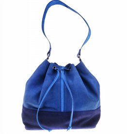 Blue shoulder bag - BAG 2210